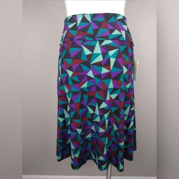 Lularoe Azure geometric print skirt size XS NWT - Picture 3 of 12